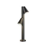 SLV T-Tubo Aluminium Nero | Adatto per 2x GU10