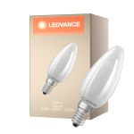 Ledvance LED Classic E14 Candela Filamento Ghiaccio 3.8W 806lm - 827 Bianco Molto Caldo | Sostitutiva 60W