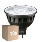 Confezione Multipack 10x Philips Master LED Faretti GU5.3 MR16 6.7W 460lm 24D - 940 Bianco Freddo | Miglior resa cromatica - Dimmerabile - Sostitutiva 35W