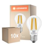 Confezione Multipack 10x Ledvance Classic LED E27 Pera Filamento Chiara 11W 1521lm - 840 Bianco Freddo| Sostitutiva 100W