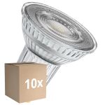 Confezione Multipack 10x Ledvance Faretti LED GU10 PAR16 3.7W 350lm 36D - 927 Bianco Molto Caldo | Miglior Resa Cromatica - Dimmerabile - Sostitutiva 35W