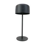 Eglo Lampada Da Tavolo Roccanova Solar Acciaio Nero 2W 270lm - 830 Luce Calda -  | IP44 - Dimmerabile al tocco - USB-C