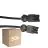 Confezione Multipack 50x Noxion GST - Compatibile Cavo di prolunga Nero - Maschio + Femmina - 2m - 3 pole 1,5mm2
