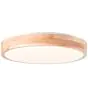 Brilliant Slimline Luce da soffitto Metallo Legna Plastica Bianca 22W 2400lm - 830 Luce Calda -  | 345mm