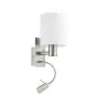 Eglo Luce Da Parete Pasteri Acciaio Nichel Satinato 40 | IP20 - Incl. Faretti e Escl. 1x E27