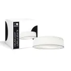 D'Lite Luce da soffitto Lunelle 50cm Tessuto Bianca | Adatto per 3x E27 