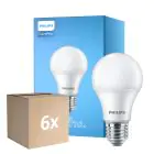 Confezione Multipack 6x Philips Corepro LED Bulbo E27 Pera Ghiaccio 10W 1055lm - 827 Bianco Molto Caldo | Sostitutiva 75W