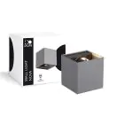 D'Lite Luce Da Parete Nova Grigio Up & Down 4.9W 480lm - 830 Luce Calda -  | IP54 - Angolo del fascio regolabile