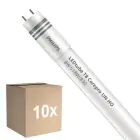 Confezione Multipack 10x Philips Tubo LED T8 CorePro (UN) High Output 8W 850lm - 830 Luce Calda | 60cm - Sostitutiva 18W